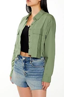 Cropped Asymmetrical Shirt