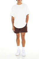 Drawstring Cotton-Blend Sweatshorts