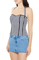 Gingham Sweetheart Halter Top