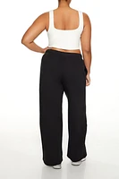 Plus Straight-Leg Sweatpants