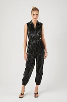 Sleeveless Drawstring Jumpsuit