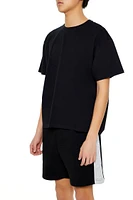 Essentials Cotton Cropped Crew Tee
