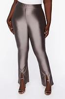 Plus Split Hem Leggings