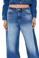 Barrel Mid-Rise Jeans