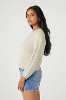 Ribbed Crew Neck Sweater