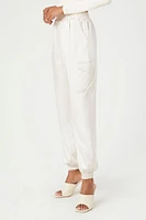 Satin High-Rise Joggers