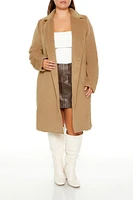 Plus Notched Trench Coat