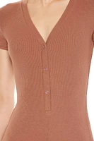 Ribbed Knit Lounge Romper