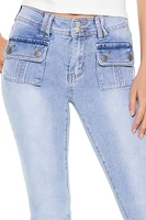 Mid-Rise Flare Jeans