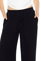 Wide-Leg Drawstring Pants
