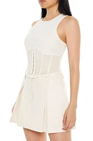 Corset Racerback Tank Top