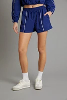 Active Piped-Trim Shorts