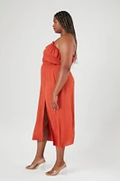 Plus Ruffle Cami Maxi Dress