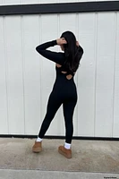 Active Cutout Tank Jumpsuit