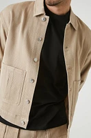 Textured Trucker Jacket