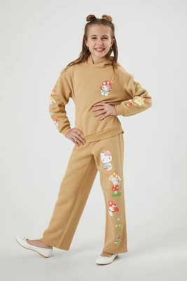 Girls Mushroom Hello Kitty Sweatpants (Kids)