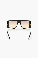 Chain Gradient Shield Sunglasses