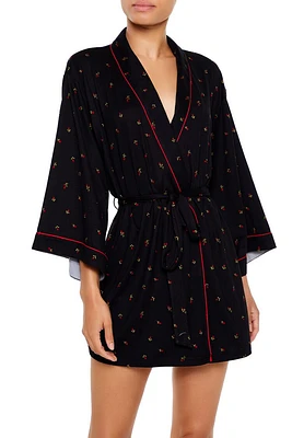 Ditsy Floral Tie-Waist Robe