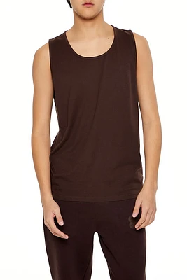 Cotton Scoop-Neck Tank Top