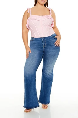 Plus Flare High-Rise Jeans