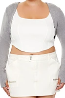 Plus Shrug Sweater