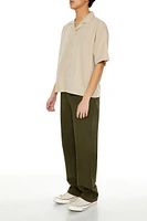 Mid-Rise Slim-Fit Pants