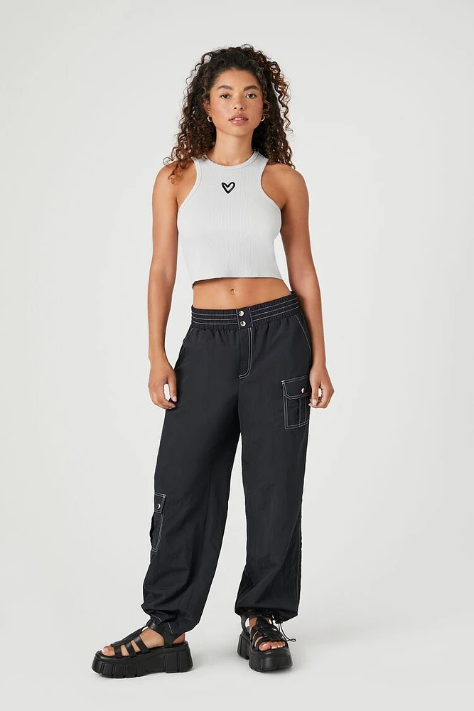 High-Rise Cargo Joggers