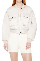 Pull-Ring Bomber Jacket