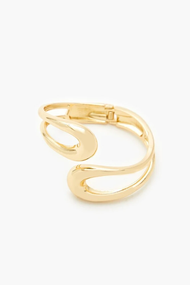 Spiral Cutout Bangle Bracelet