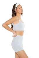 Seamless Heathered Sports Bra