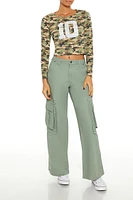 10 Camo Cropped Tee