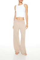 Wide-Leg Pajama Pants