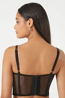 Mesh Cropped Bustier Cami