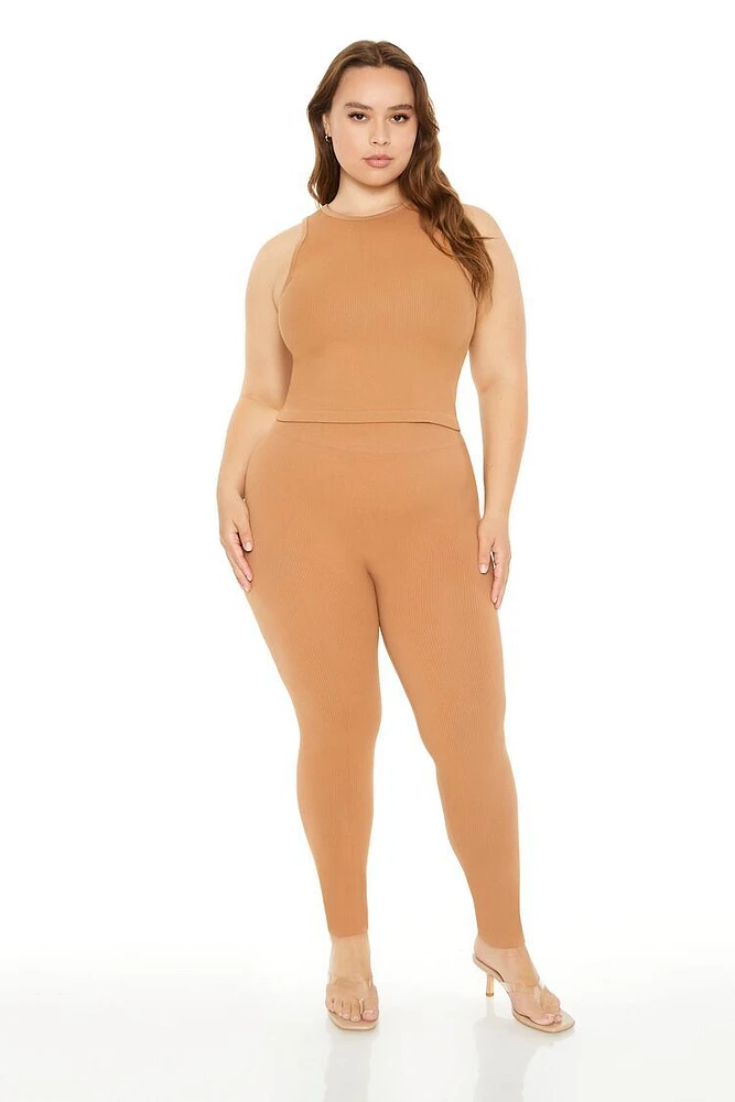 Plus Seamless High-Rise Leggings