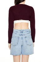 Ribbed Shrug Sweater