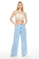 Geo Crochet Crop Top