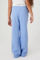 Girls Fleece Straight-Leg Pants (Kids)