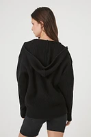 Hooded Zip-Up Sweater