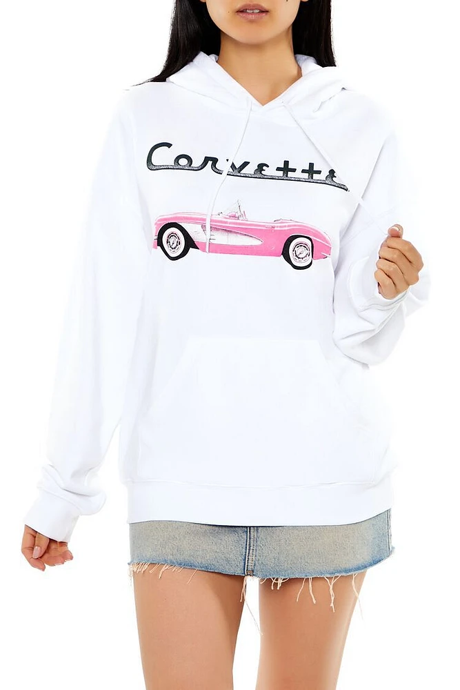 Fleece Corvette Graphic Hoodie