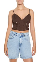 Eyelet Cropped Cami