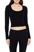 Seamless Ribbed Knit Crop Top