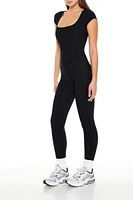 Active Square-Neck Jumpsuit