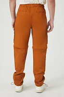 Twill Drawstring Cargo Joggers