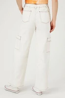 Twill Contrast-Trim Cargo Pants