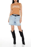 Studded Cowgirl Graphic Muscle Tee