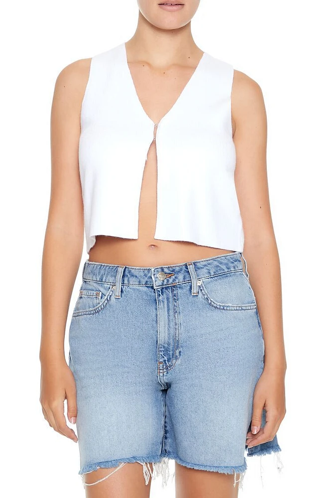 Cropped Sweater Vest