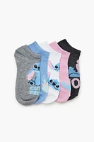 Stitch Ankle Socks Set - 5 pack