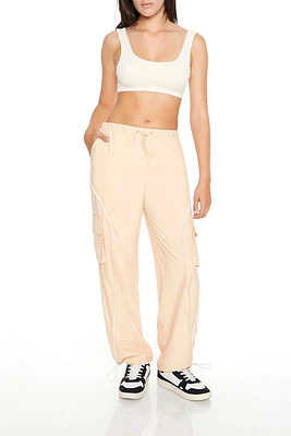 Toggle Drawstring Cargo Pants