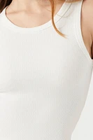 Ribbed Knit Cutout Mini Dress