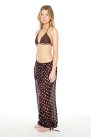 Polka Dot Swim Cover-Up Pants